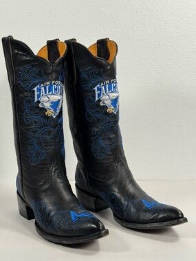 Women’s Gameday Air Force Academy Falcons Cowgirl Boots Size 9 B Old Gringo
